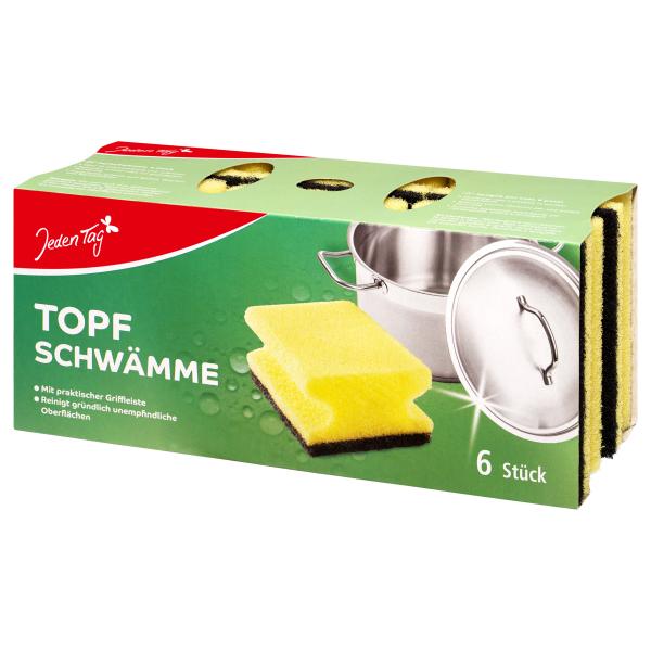 Jeden Tag Topfschwämme