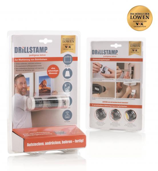 Drillstamp Bohrhilfe 2er Set schwarz