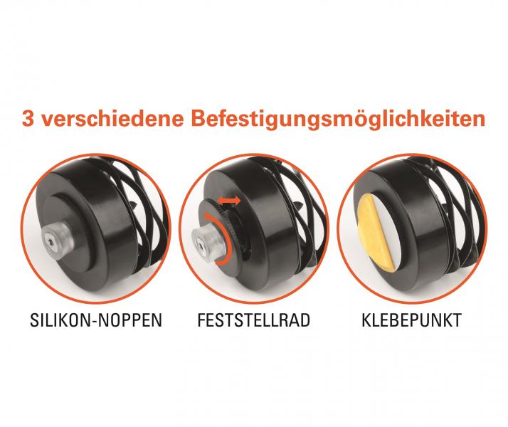 Drillstamp Bohrhilfe 2er Set schwarz