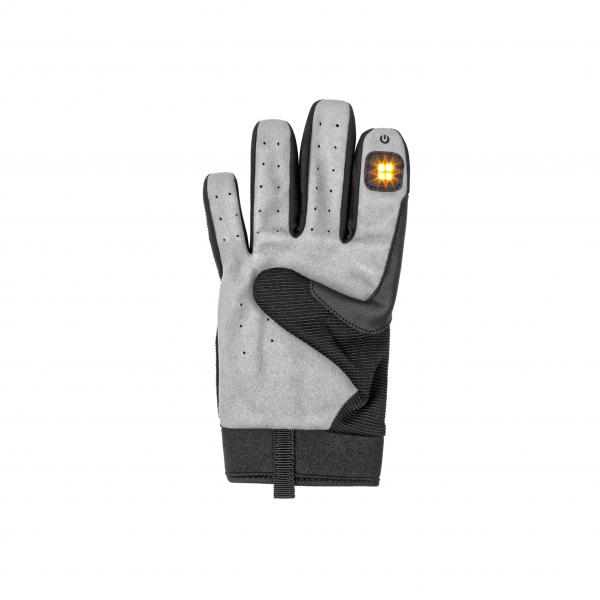 Blinkerhandschuh  Gr. XS/S schwarz/grau