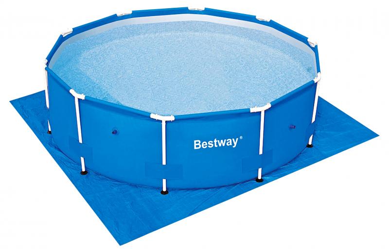 Bodenschutzplane für Pools 3,96 x 3,96 m