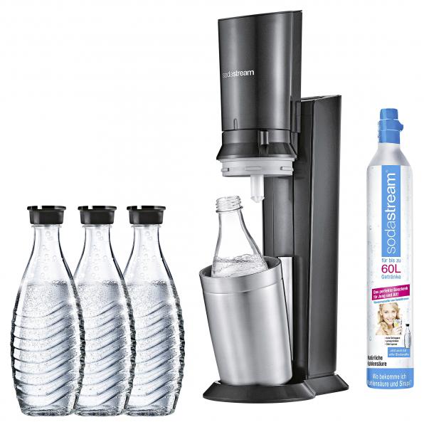 Soda Stream Crystal 2.0 mit 3 Karaffen