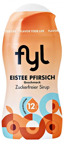 Fyl zuckerfreier Sirup Eistee Pfirsich Geschmack