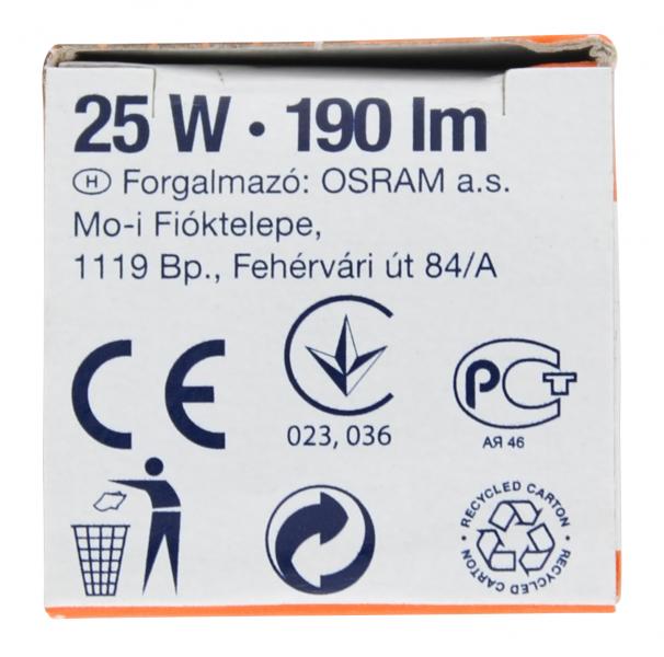 Osram Speziallampe 25W 230V E14 klar