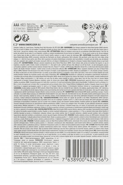 Energizer Akku Universal Micro AAA