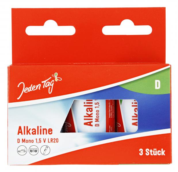 Jeden Tag Alkaline D Mono 1,5V LR20