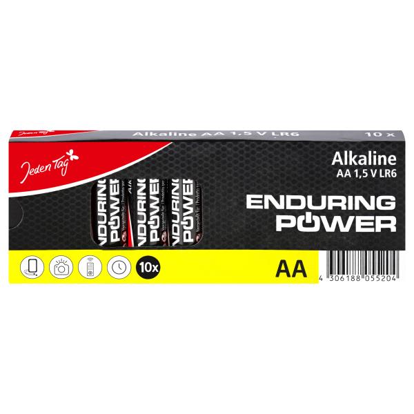 Jeden Tag Enduring Power Alkaline AA 1,5V LR6